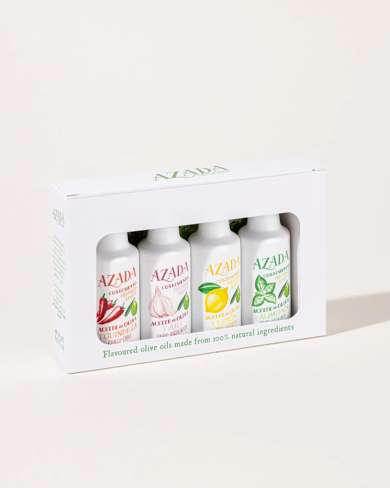 SET DE ACEITES DE OLIVA AROMATIZADOS AZADA